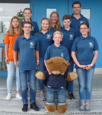 Gruppenfoto Sunnys: Den 6. Platz von 10 in Stufe II erreichte die Gruppe &#8222;Sunnys