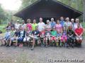 Gruppenfoto der DRK-Mitglieder mit ihren Familien an der Grillhütte in Wehr